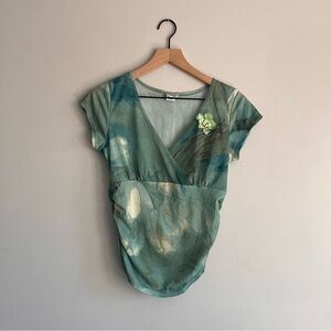 y2k flower top